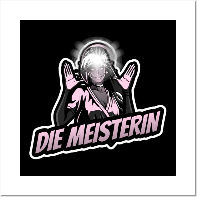 Die Meisterin The Master Genius Female Boss Champion German Deutsch Wall Art by Time4German